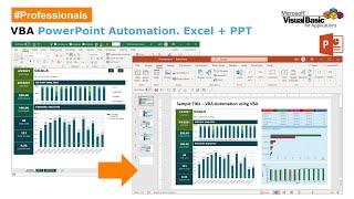 Automate PowerPoint Presentation using VBA. Excel PowerPoint Integration