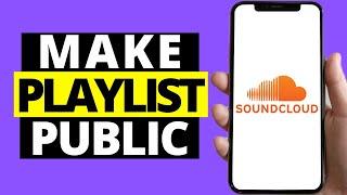 How To Make SoundCloud Playlist Public On Mobile App