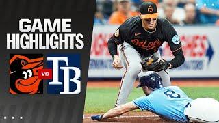 Orioles vs. Rays Game Highlights (8/11/24) | MLB Highlights