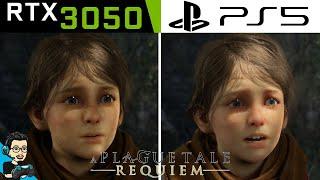 A Plague Tale: Requiem - PC v/s PS5 - Graphics Comparison (RTX 3050 vs Console)