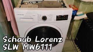 Обзор стиральной машины Schaub Lorenz SLW MW6111 6кг