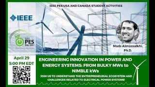 IEEE PES R1-7: Engineering Innovation in Power and Energy Systems