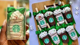 Hot Chocolate Bombs?! | delicious Starbucks hot chocolate! | Hot cocoa pops!