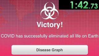 I tried speedrunning Plague Inc and committed glorious crimes against humanity