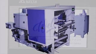 ATM / POS / Thermal Roll Making Machine - Slitting Rewinding Machine with One Color Flexo Printing