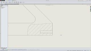 Solidworks. Урок 9.6. Вырыв детали (местный разрез) - создание чертежа