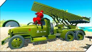 КАТЮША И КОСМИЧЕСКИЙ ТАНК -  Игра Ravenfield  Битва солдатиков  Игра для мальчиков