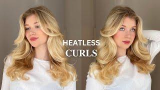 BIG Heatless Curls Tutorial