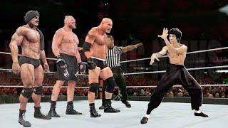 Bruce Lee vs Brock Lesnar Dara Singh Goldberg Raw Match