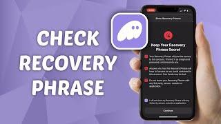 How to Check Recovery Phrase in Phantom Wallet