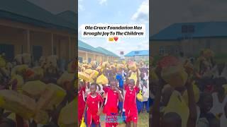 Joy is coming through back to school projectReady to spread️that brings joy #olagracefoundation