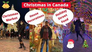 Incredible Christmas decorations in Canada | Indians celebrating Christmas Eve 2020 | Waddup Canada