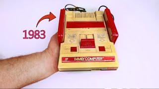 Restoration Retro Nintendo FAMILY Japanese NES 1983 - Yellowed Plastic Retrobright - ASMR