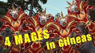 4 Mages in Battle for Gilneas - Arcane Mage 7.3 PvP [Full BG]