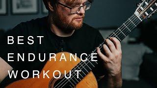 Best ENDURANCE workout for guitar | Left hand walking  guitar exercise