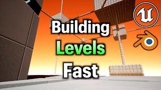 Building Levels Fast with C++ in Unreal Engine 5 and Blender