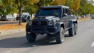 G63 6x6 Черный мат. Мы построили Шедевр, клиент в кадре и был в ШОКЕ !!!