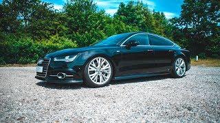 Audi A7 3.0 TDI Sound  Active Sound Gateway & Active Suspension Control (+ English subtitles)