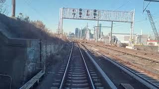 4K/60p: LIRR M3 Front Window Jamaica to Penn Station Line 2 (Post Rush Hour)