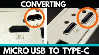 How to Convert Powerbank Port | Micro USB To Type-C  upgrade