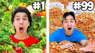 Eating 100 Foods in 24 hours