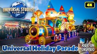 Universal Studios Florida Holiday Parade Featuring Macy's 2024 - Full Parade in 4k