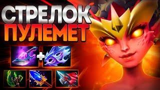 ФЕЙКА СТРЕЛОК ПУЛЕМЕТ? 7.37 ИМБА МИДЕРDARK WILLOW DOTA 2