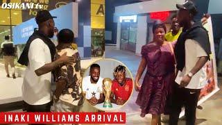 WATCH HOW INAKI WILLIAMS FATHER & MOTHER WELCOMES INAKI @ AIRPORT…18 PLAYERS IN CAMP + BLACK STARS