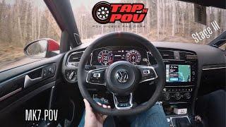 POV VW Golf MK7 GTI Performance Pack Stage III - Mountain Drive