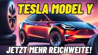 Tesla Model Y: Jetzt mehr Reichweite!? Mit neuen Radkappen…