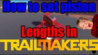 HOW TO SET PISTON LENGTHS IN TRAILMAKERS! - TonyskalYT