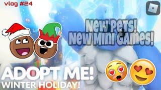 VLOG #24 *NEW UPDATE* ADOPT ME WINTER HOLIDAY EVENT | CHRISTMAS UPDATE 2020 |ADOPT ME | ROBLOX