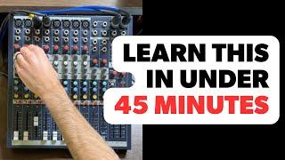 Live Sound Mixing Fundamentals In Under 45 Minutes | Hands On Demo With Audio Examples