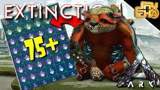 ARK EXTINCTION: OPENING 75+ GACHA CRYTALS ON OFFICIAL! (HOW TO USE GACHAS)