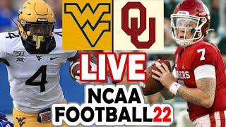 West Virginia at Oklahoma (9/25/21 Simulation) NCAA Football 22