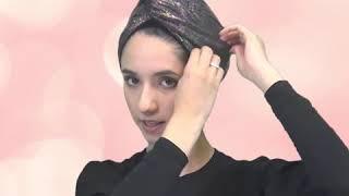 Tuto Foulard : Le turban de soirée prêt à enfiler