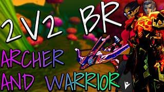 WARRIOR AND ARCHER CAN WIN 2v2 BATTLE ROYALE IN 4STORY TOGETHER !?