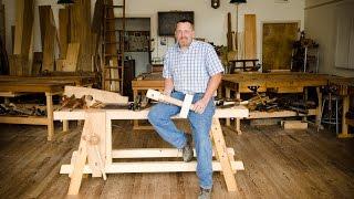 The Portable Moravian Workbench at The Woodwright's School