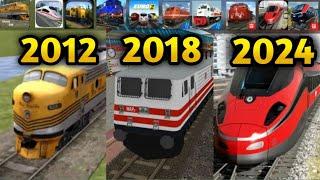 Evolution of Android/IOS Train Simulator Games