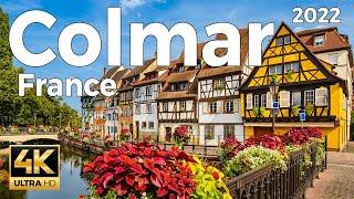 Colmar, France Walking Tour (4k Ultra HD 60 fps) - With Captions