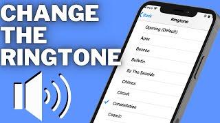 How to CHANGE THE RINGTONE on an iPhone I iPhone Tutorial (2022)