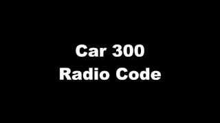 Car 300 Radio Code Radiocode GM0300 Blaupunkt Radio Code verloren?