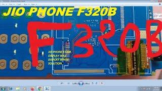 Jio phone F320B white display and display way (2021)