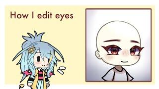 How I edit eyes || tutorial || 300+ special