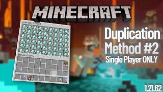 NEW DUPLICATION GLITCH IN 1.21.62+ Minecraft Bedrock! || SOLO ||