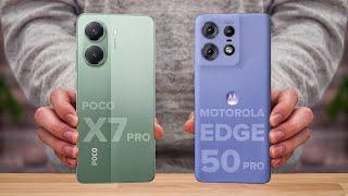 Poco X7 Pro Vs Motorola Edge 50 Pro || Full Comparison  Which one is Best?