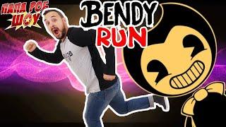 ПАПА РОБ играет в Bendy in Nightmare Run!