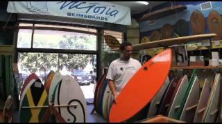 Poly Carbon Epoxy skimboard from Victoria Skimboards