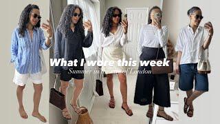 Summer outfit ideas | What I wore in London | week 3