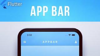 APP BAR • Flutter Widget of the Day #10